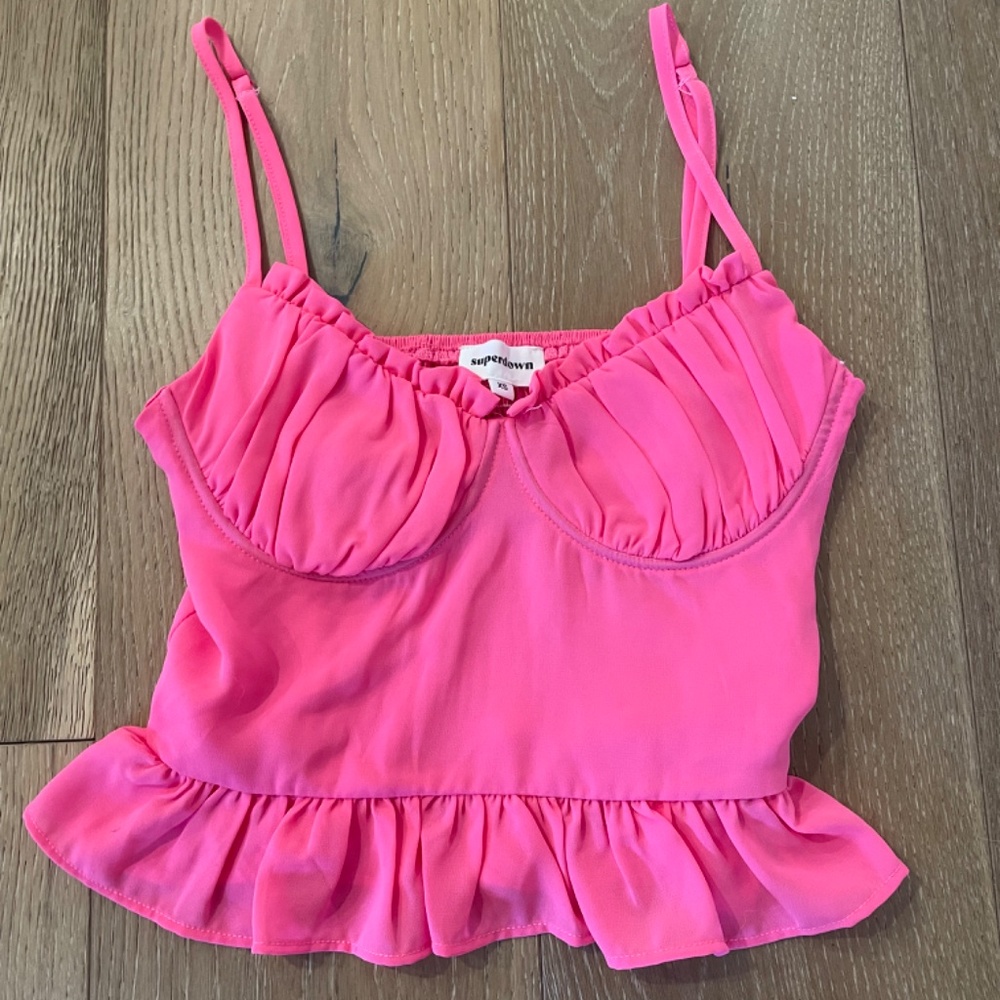 Superdown Cadence Ruffle Cami Top - Picture 2 of 4